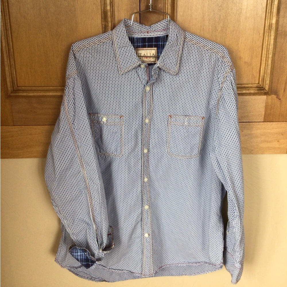 Vintage Italia men’s button down shirt